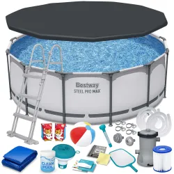 18-in-1 garden frame pool 396 x 122 cm, perfect for outdoor fun, Bestway 5618W