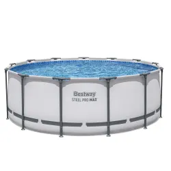 Metal frame pool 396 x 122 cm, durable and easy to set up