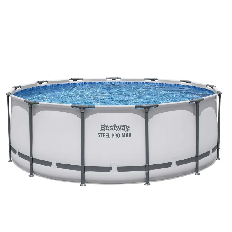 Metal frame pool 396 x 122 cm, durable and easy to set up