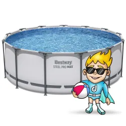 Frame pool 396 x 122 cm, great for relaxing in the garden
