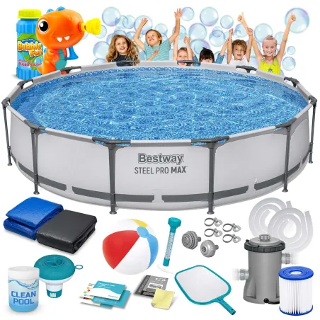 16in1 garden frame pool 366 x 76 cm, perfect for summer fun, Bestway 56416