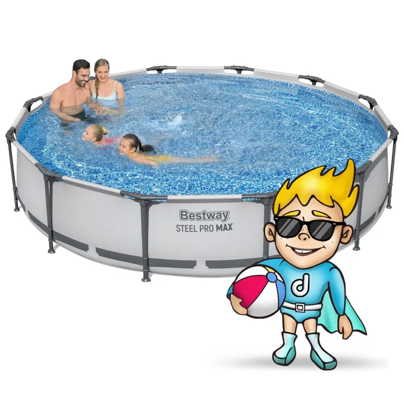 Durable material garden pool 366 x 76 cm, easy to assemble, Bestway 56416