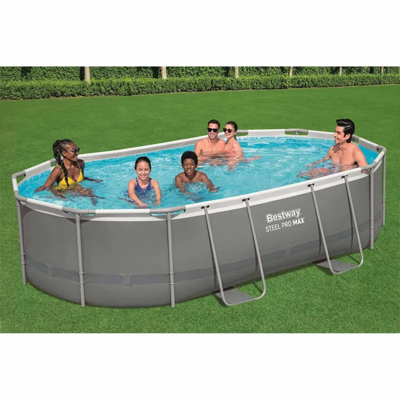 Frame pool 488 x 305 x 107 cm for relaxation in the garden on hot days