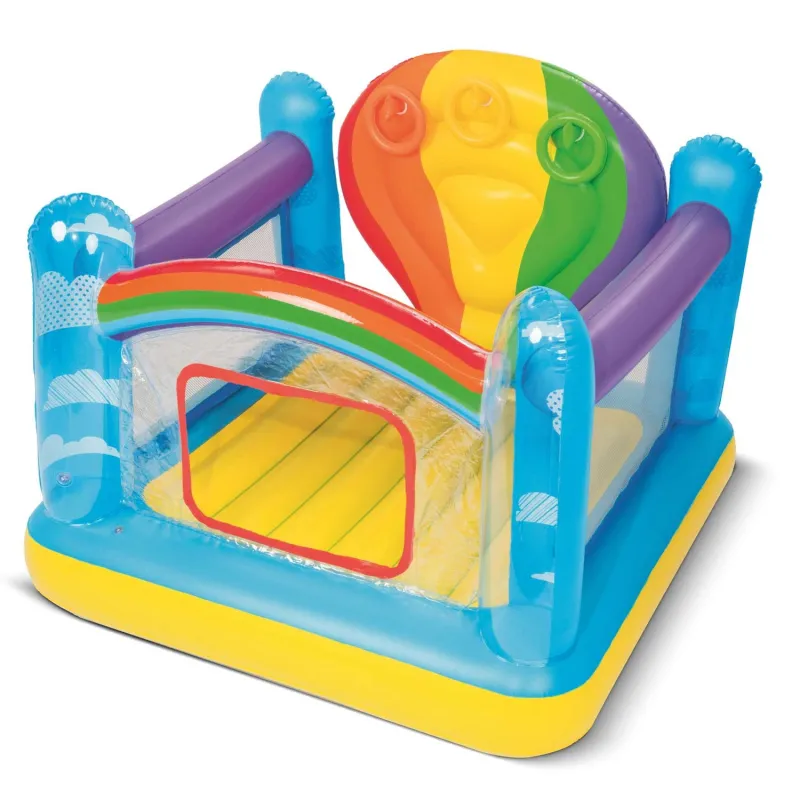 Bestway 52269 inflatable trampoline in blue, perfect for backyard fun