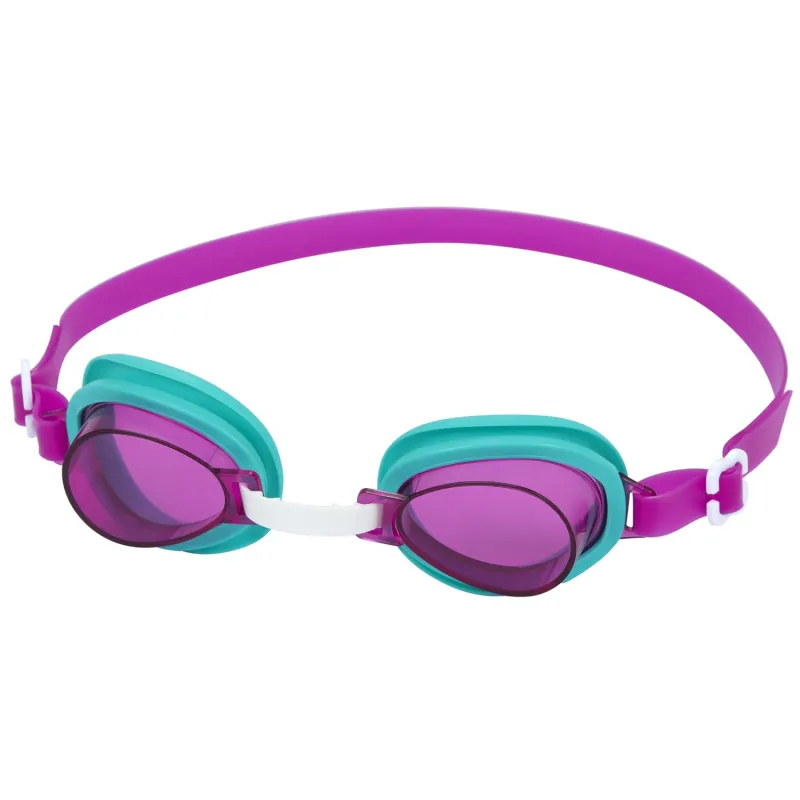 Turquoise swimming goggles, ideal for learning to swim