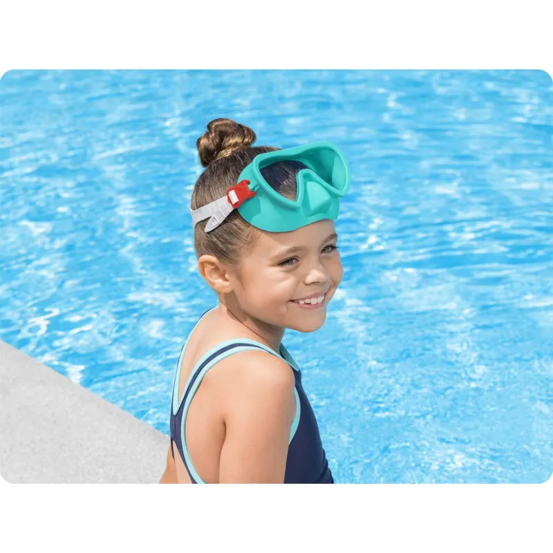 Stylish turquoise swimming mask Bestway 22057 for summer adventures