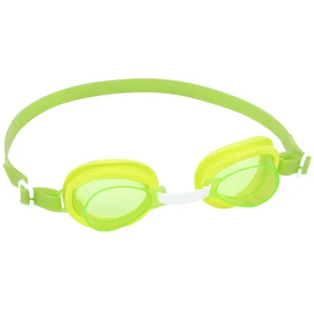 Green swimming goggles for children, perfect for water fun