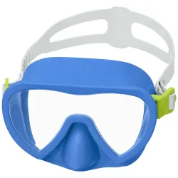 Blue swimming mask, great for summer holidays by the water