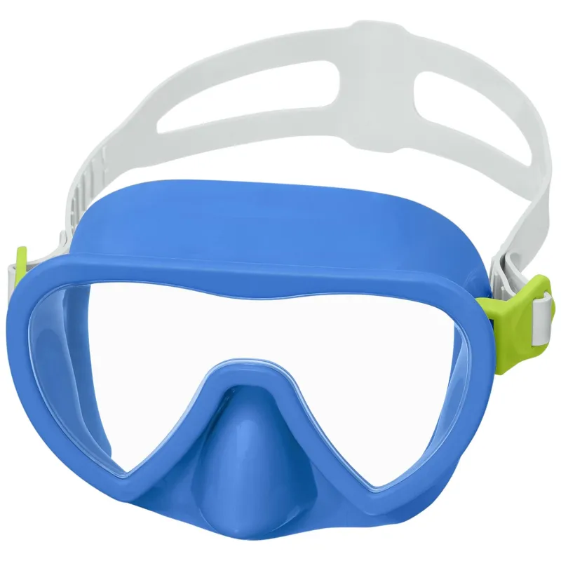 Blue swimming mask, great for summer holidays by the water