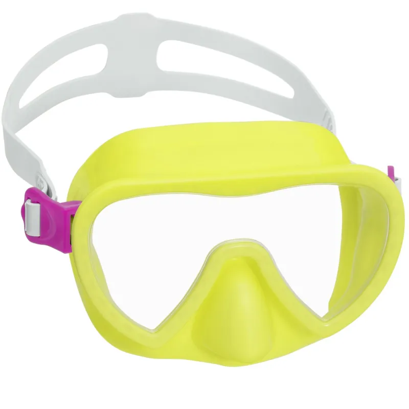 Yellow swimming mask Bestway 22057, perfect for water fun