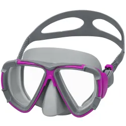 Purple swimming mask, great for kids and adults during summer fun