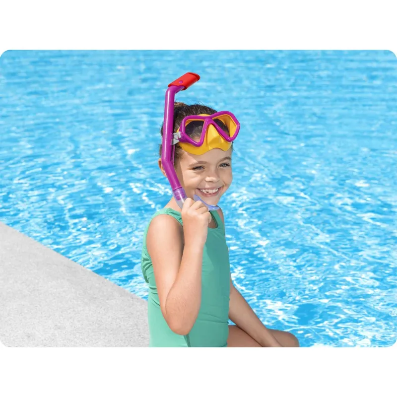 Pink diving set Bestway 24023, perfect for beach and pool use
