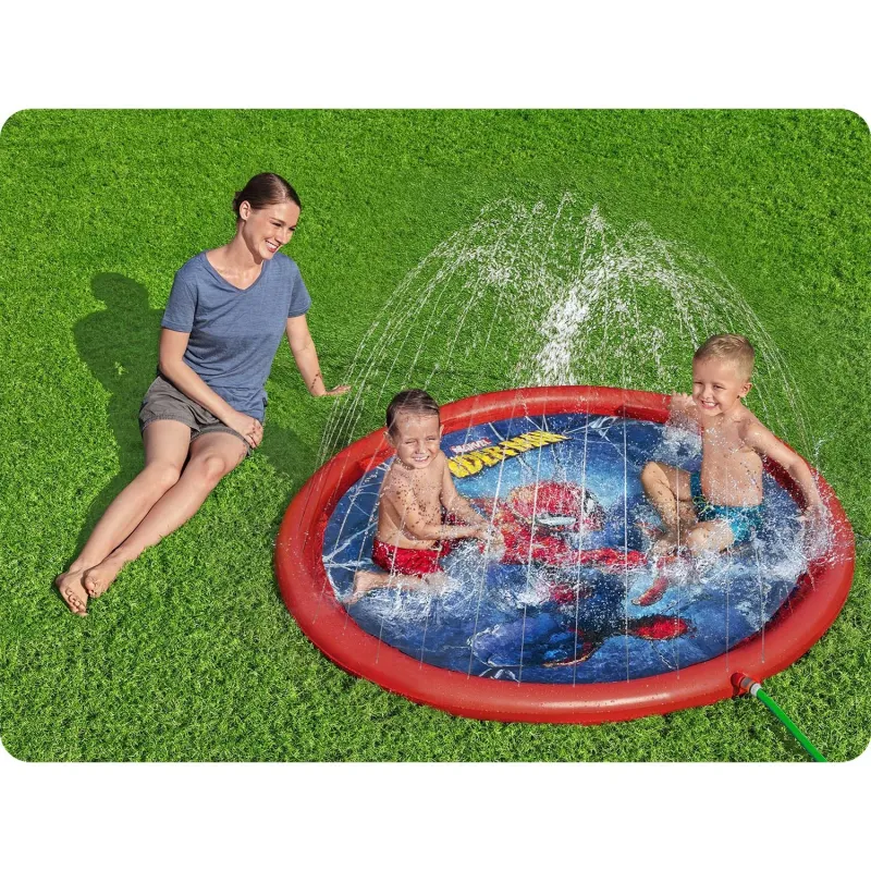 Outdoor fun with Spider-Man paddling pool, perfect for summer days