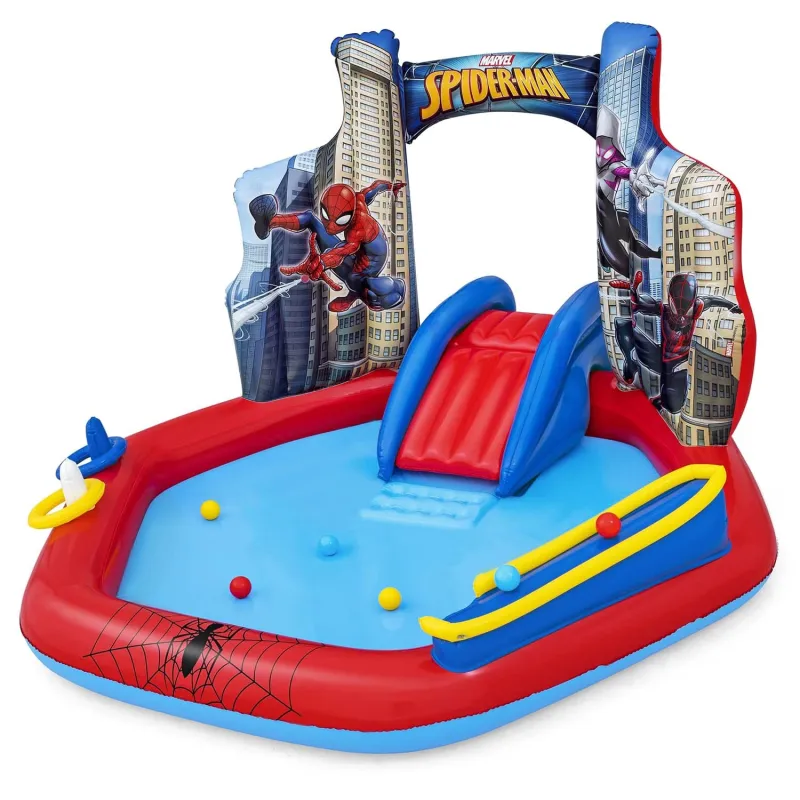 Made from durable material, inflatable playground for children