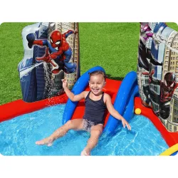 Ideal for outdoor play, inflatable playground for children