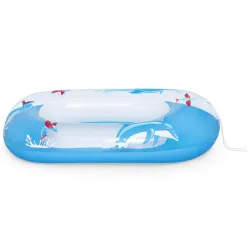 Dolphin beach float 102 x 69 cm, fun shape for kids Bestway 34037
