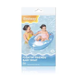Dolphin beach float 102 x 69 cm, comfortable swimming material Bestway 34037