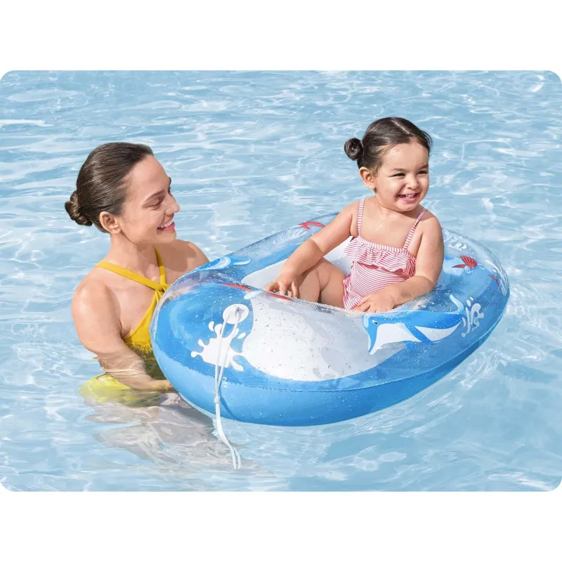 Dolphin beach float 102 x 69 cm, great for beach and pool Bestway 34037