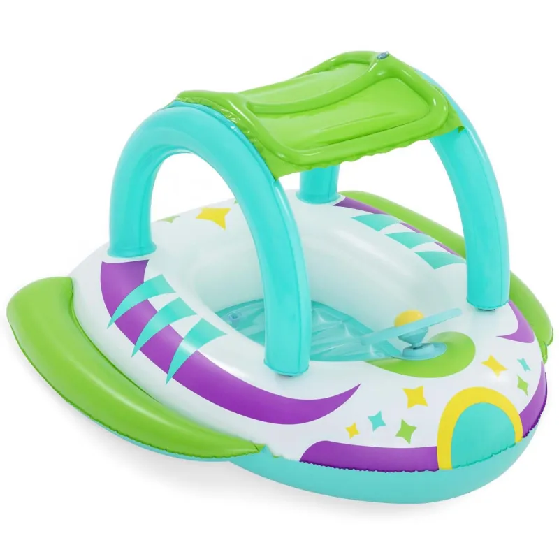 Durable PVC material, easy to clean, perfect for beach use