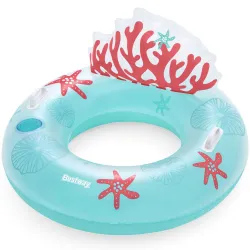 Swim ring with backrest, great for both kids and adults