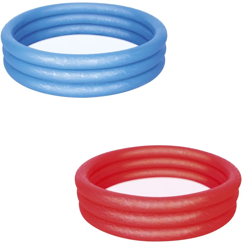 Inflatable pool 122 x 25 cm, perfect for garden or beach use