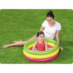Bright inflatable pool 70 x 24 cm, fun for kids in the garden