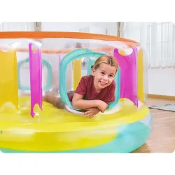 Bestway 52262 inflatable trampoline, great for garden play with friends