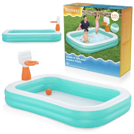 Inflatable pool measuring 251 x 168 x 102 cm, perfect for garden fun