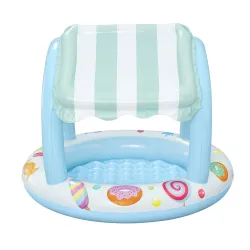Children's pool with canopy, 104 x 84 cm, great for garden play