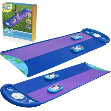 2-Person Water Slide 488 cm made of durable material for kids