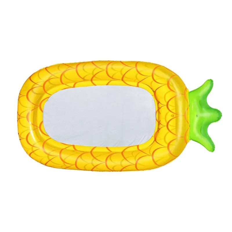 Inflatable pineapple swimming mattress, perfect for summer fun