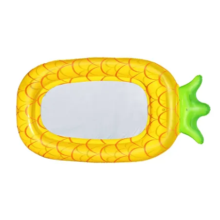 Inflatable pineapple swimming mattress, perfect for summer fun