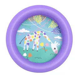 Teal inflatable pool 61 x 15 cm, perfect for summer fun in the garden
