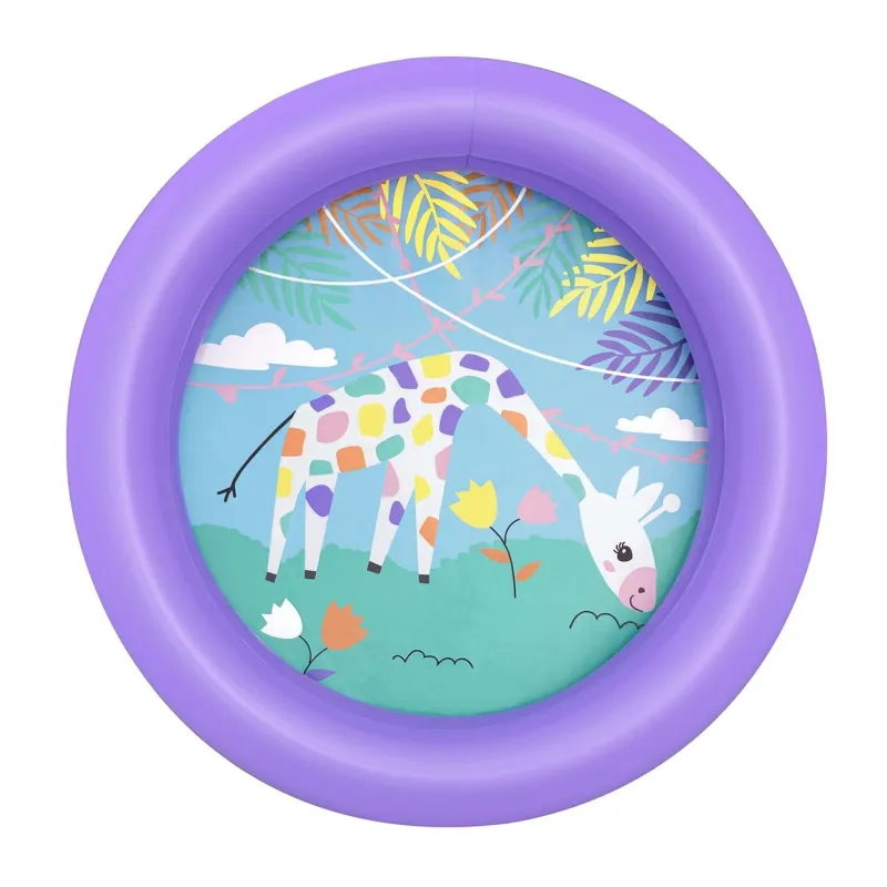Teal inflatable pool 61 x 15 cm, perfect for summer fun in the garden