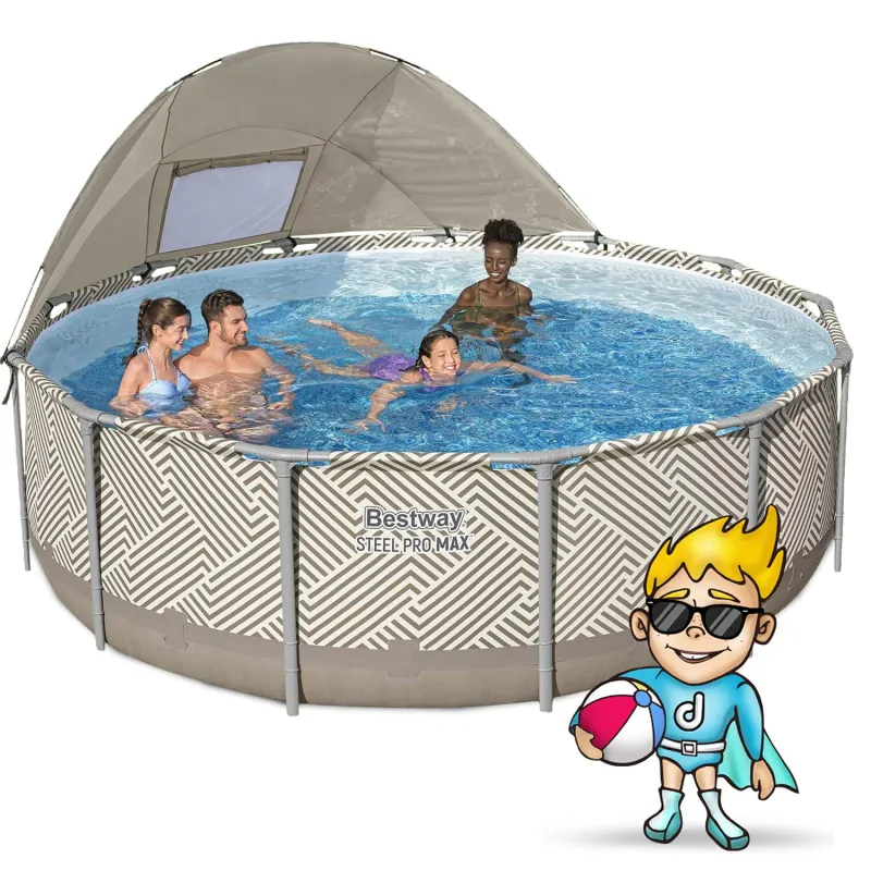 Garden frame pool 396 x 107 cm 11in1, great for summer fun in the garden