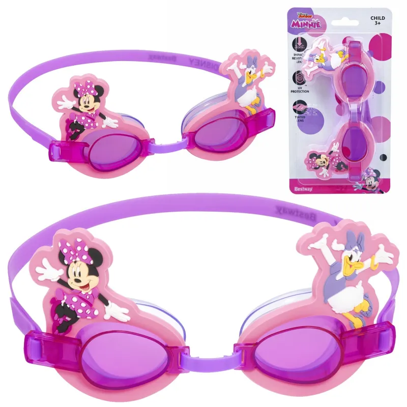 Minnie swimming goggles for children, colorful and comfortable, perfect for water play