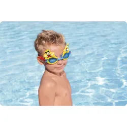 Stylish Mickey swimming goggles for kids in bright colors for pool fun