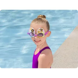 Pink children's swimming goggles, stylish and functional for water activities