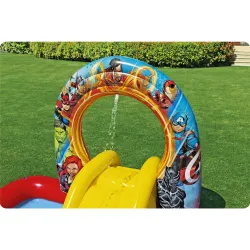 Avengers inflatable playhouse, ideal for children's parties and gatherings