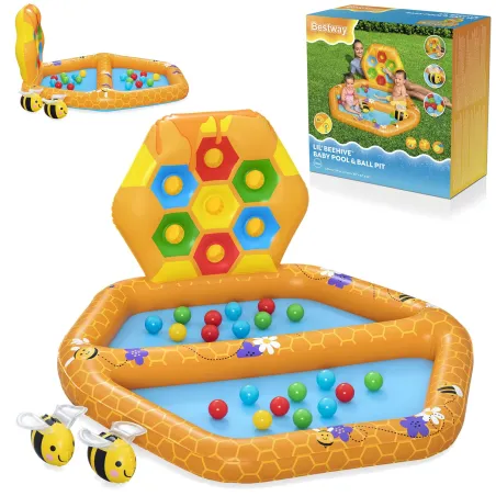 Inflatable playground Bee 127 x 119 x 61 cm, water playground Bestway 52639