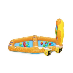Ideal for the garden or beach, inflatable playground for kids
