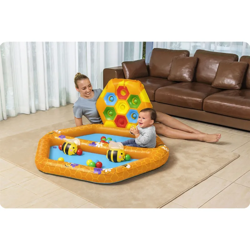Inflatable playground with bees, a great choice for summer fun