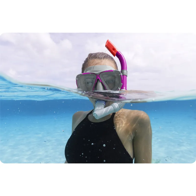 High-quality purple diving set Bestway 24029, durable for underwater adventures