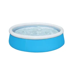 Round inflatable pool for kids, colorful, great for outdoor play