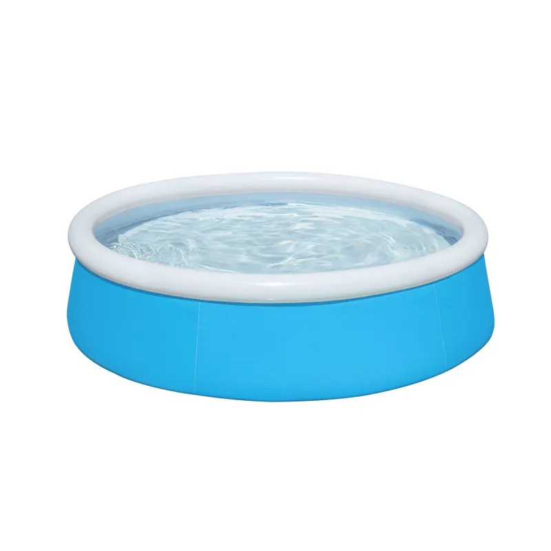 Round inflatable pool for kids, colorful, great for outdoor play