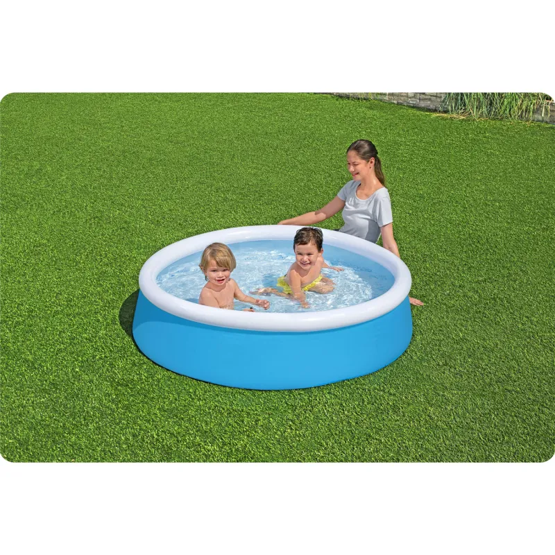 Kids pool providing joy and cooling on hot days