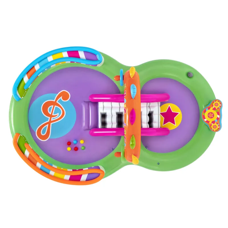Colorful Sing 'N splash inflatable playground for kids 295 x 190 x 137 cm