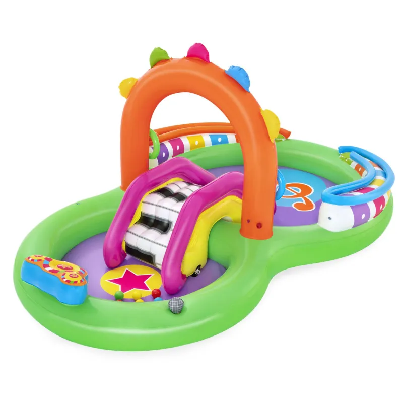 Inflatable playground Sing 'N splash 295 x 190 x 137 cm perfect for summer fun in the garden