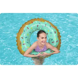 91 cm donut ring, colorful, great for water fun