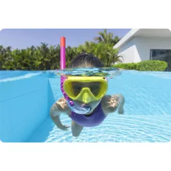 Yellow diving set, great for kids and adults on holiday adventures